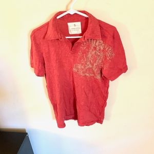 ❤ Banana Republic Heritage Small Red Polo